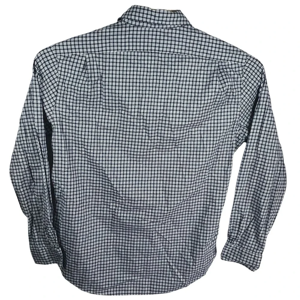 Polo Ralph Lauren Men XL Italian Fabric Slim Fit Plaid‎ Long Sleeve Shirt